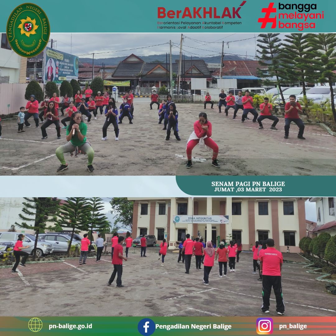 SENAM PAGI PENGADILAN NEGERI BALIGE